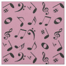 Search for musical notes fabric Treble clef