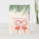 Search for flamingo valentines day cards Bird