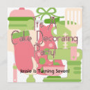Recherche de partie de cuisson invitations Filles