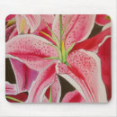 Recherche de fleur lys tapis souris Rose