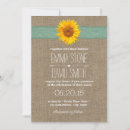 Search for burlap and sunflower wedding invitations Vintage