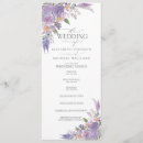 Search for lavender wedding programs Light purple