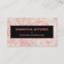 Search for feminine business cards Pink and black