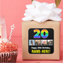 Search for 20th birthday stickers 20 years old