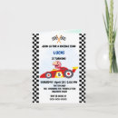 Search for pink race car invitations Racing