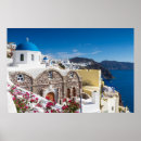 Search for santorini blue posters Oia