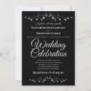 Recherche de flourishes mariage invitations Élégant