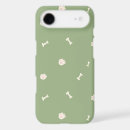 Recherche de chien et os iphone coques Empreintes de pattes
