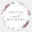 Search for purple hydrangea wedding stickers Modern