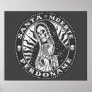 Search for santa muerte posters Skull