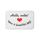 Search for hello beautiful bath mats Cute