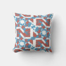 Search for blue and terracotta pillows Mediterranean