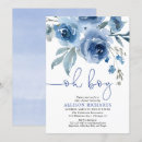 Search for navy blue baby boy shower invitations Elegant