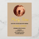 Recherche de disco ball invitations Les années 70