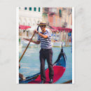 Search for gondoliers postcards Venice