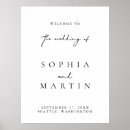 Search for black and white wedding signs Simple