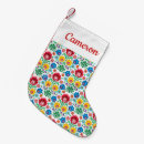 Search for folk art christmas stockings Flower