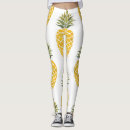 Recherche de ananas leggings Aquarelle