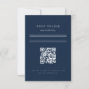 Recherche de code barres invitations Bleu marine