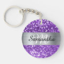 Search for purple glitter keychains Luxury