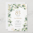 Search for 85th birthday invitations Elegant
