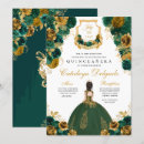 Search for emerald green quince invitations Fiesta de quince anos