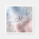 Search for silver and gold napkins Blue
