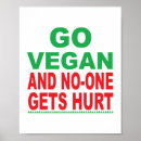 Search for go vegan posters Animal rights