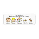 Search for two dogs return address labels Cute