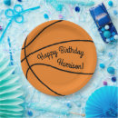 Search for basketball plates Birthday