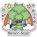Recherche de brocoli mignon autocollants Vert