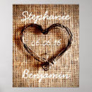 Search for rustic heart wedding posters Country