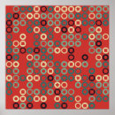 Recherche de motif géométrique abstrait posters Dessiné à la main