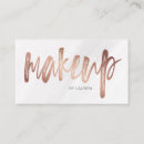 Search for gold background business cards Makeup artist