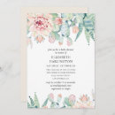 Search for watercolor cactus baby shower invitations Cacti