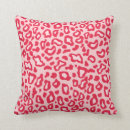 Recherche de léopard rouge coussins Rétro