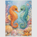 Search for seahorse tissue paper Coastal