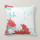 Search for aqua and red pillows Chic