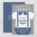 Search for gentleman baby shower invitations Suspenders