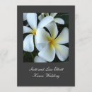 Search for plumeria wedding invitations Botanical