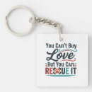 Search for shelter square keychains Pet adoption