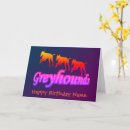 Search for greyhound birthday cards Animal