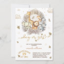 Search for jungle gender reveal invitations Giraffe