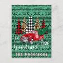 Search for vintage red truck postcards Green