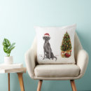 Search for black lab christmas pillows Dog