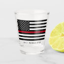 Search for firefighter shot glasses Thin red line