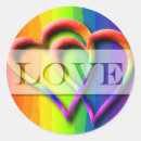 Recherche de couleurs gay pride autocollants Amour