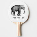 Recherche de tronc raquettes ping pong Éléphant