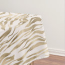 Search for zebra tablecloths Gold