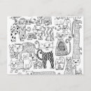 Recherche de chaton blanc cartes postales Noir et blanc